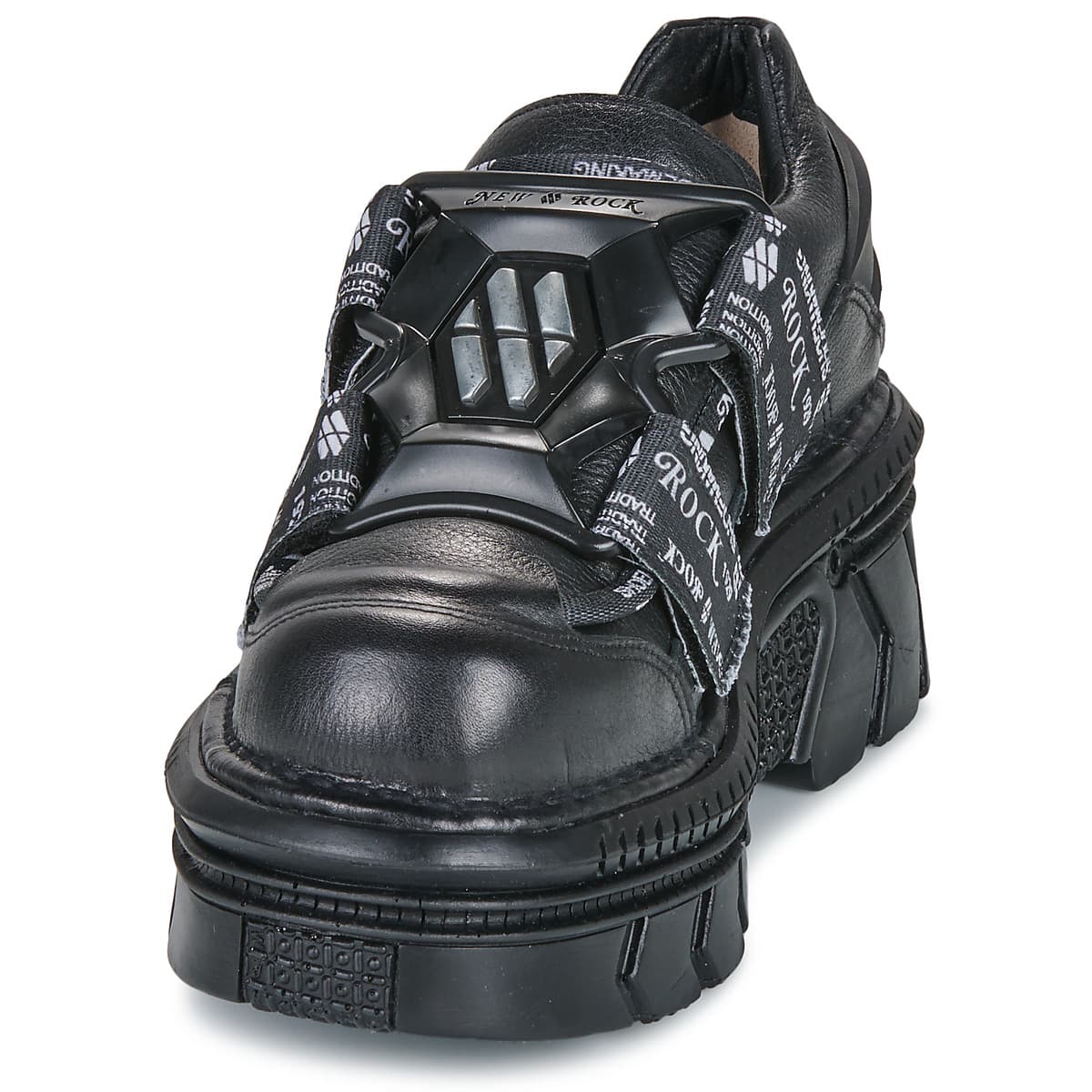 Women's Derby Shoes New Rock Black