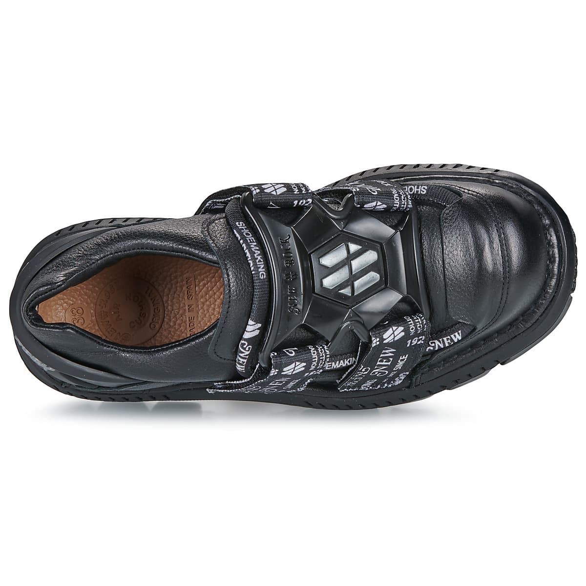 Women's Derby Shoes New Rock Black