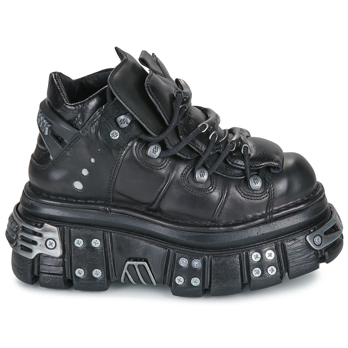 Women's Derby Shoes New Rock Black