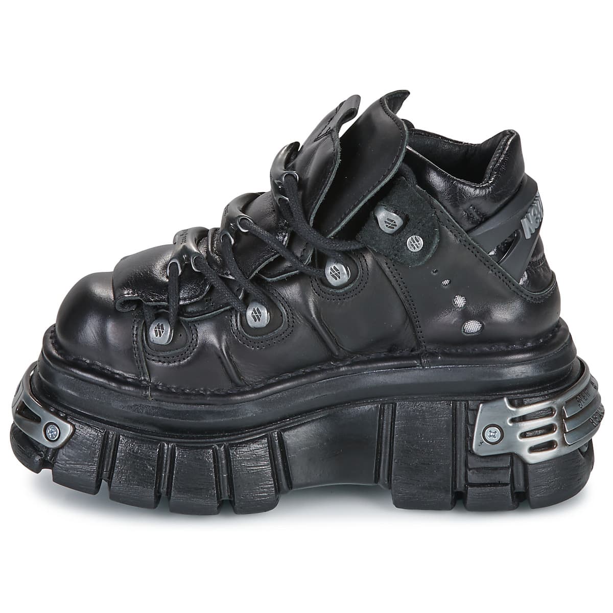 Women's Derby Shoes New Rock Black