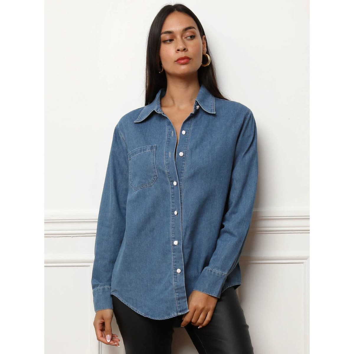 Women's Shirts La Modeuse Blue