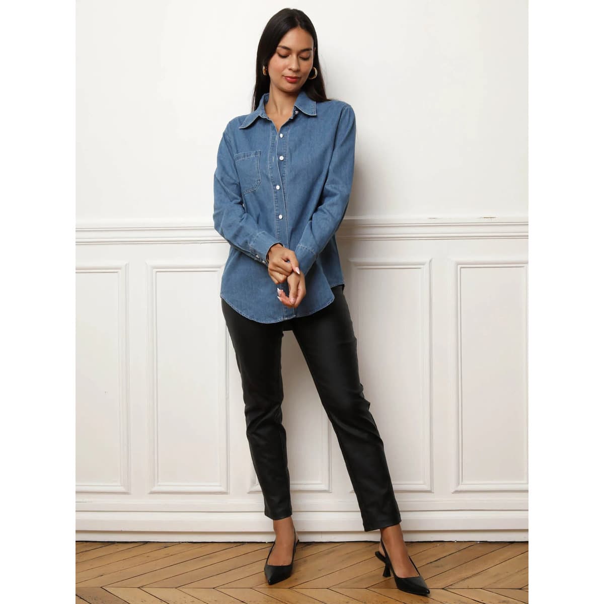 Women's Shirts La Modeuse Blue