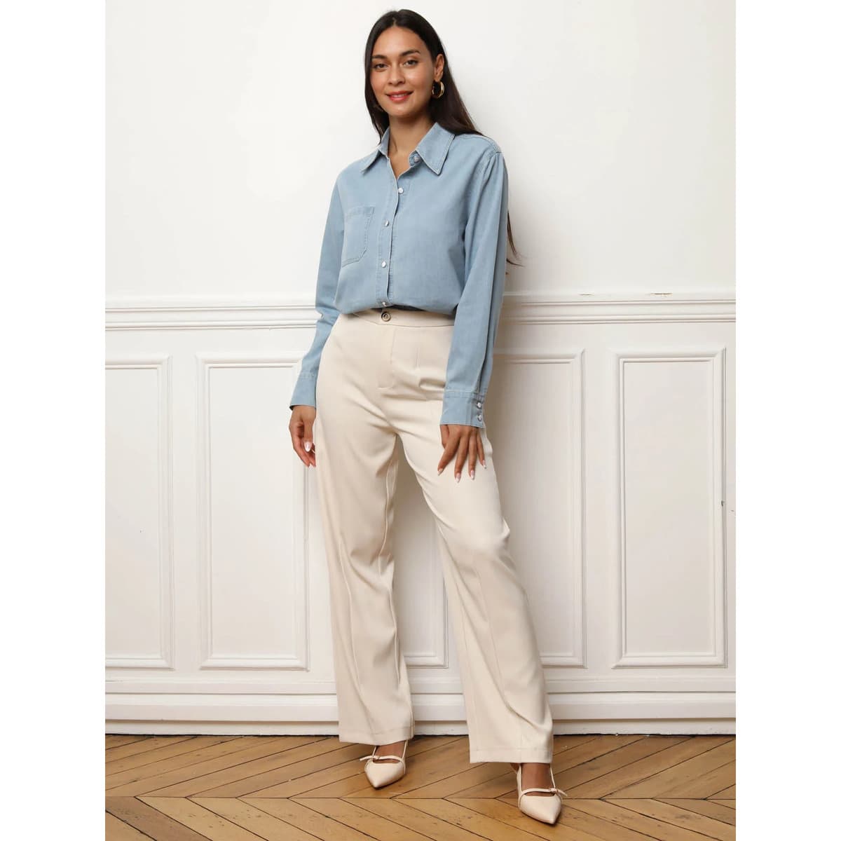 Women's Shirts La Modeuse Blue