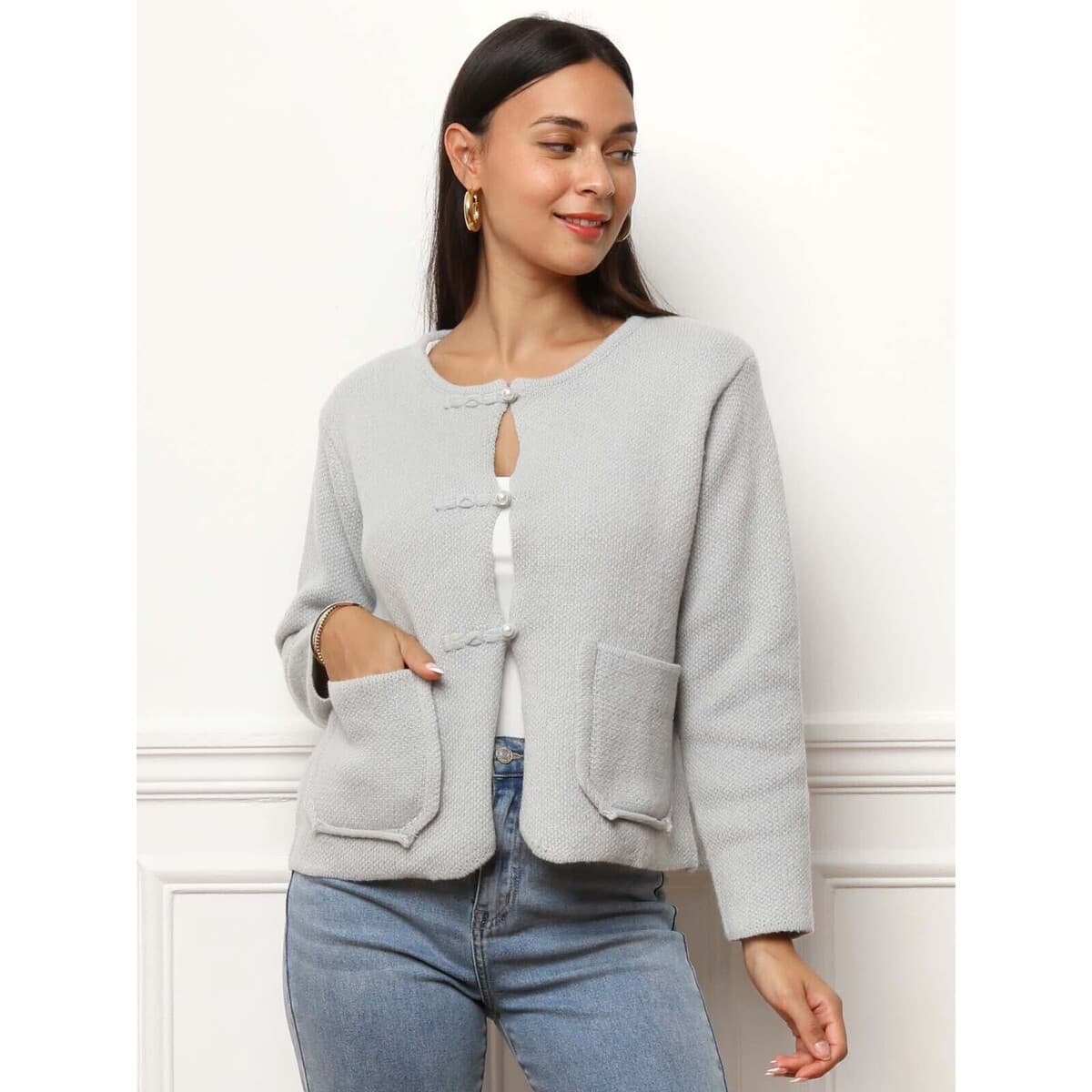 Women's Jackets La Modeuse Gray