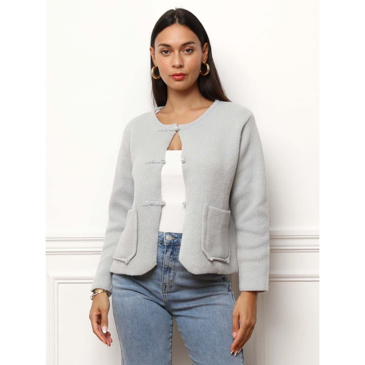 Women's Jackets La Modeuse Gray