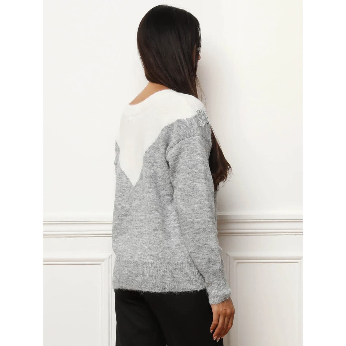 Women's Sweaters La Modeuse Gray