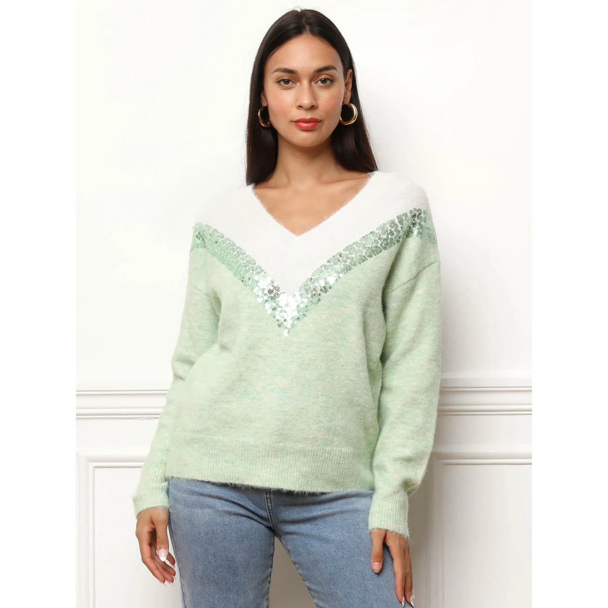 Women's Sweaters La Modeuse Green