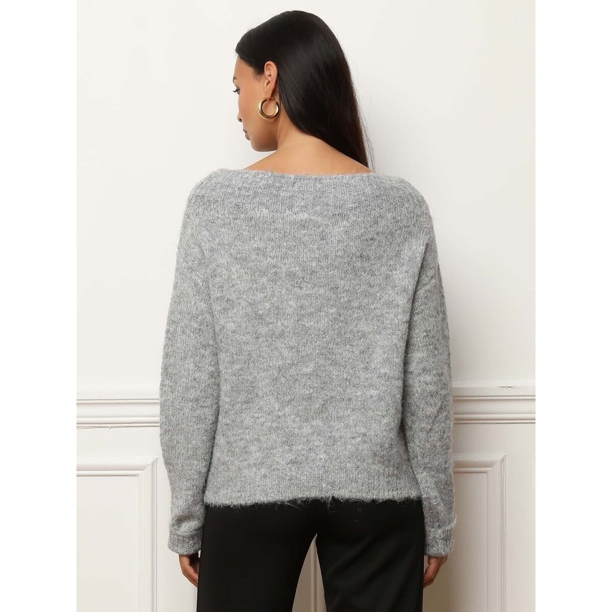 Women's Sweaters La Modeuse Gray