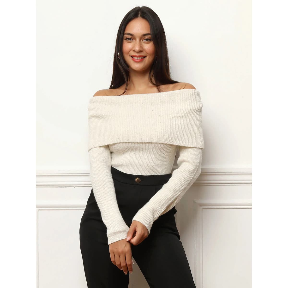 Women's Sweaters La Modeuse Beige