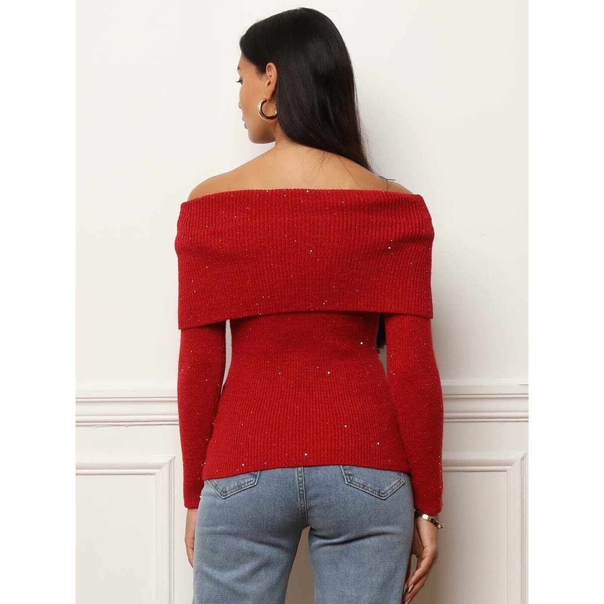Women's Sweaters La Modeuse Red