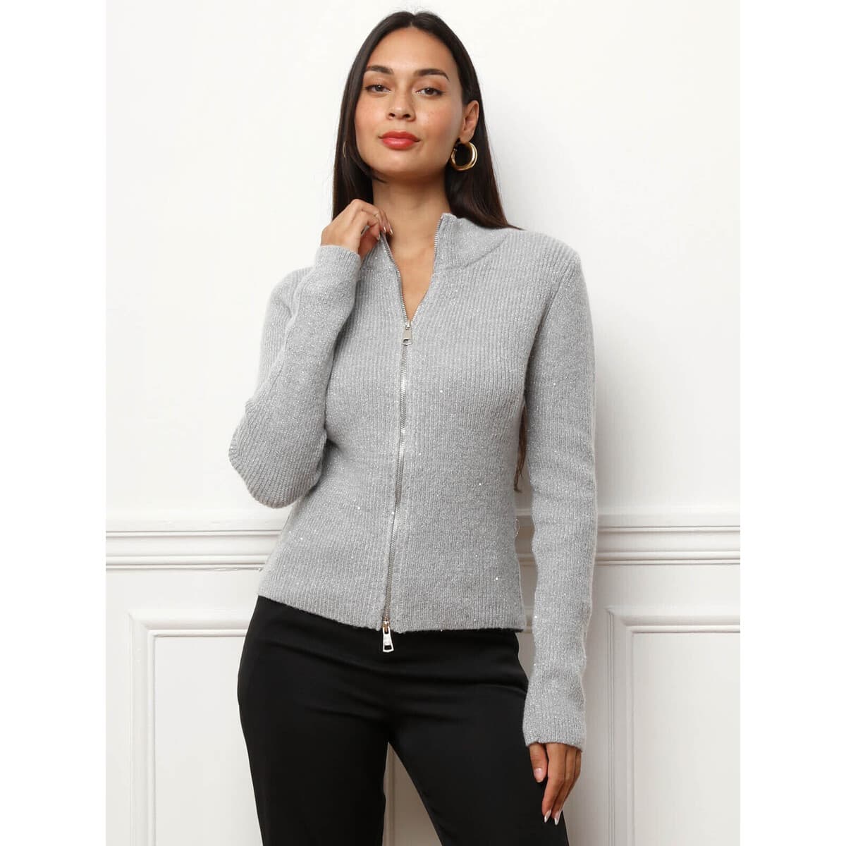 Women's Jackets La Modeuse Gray