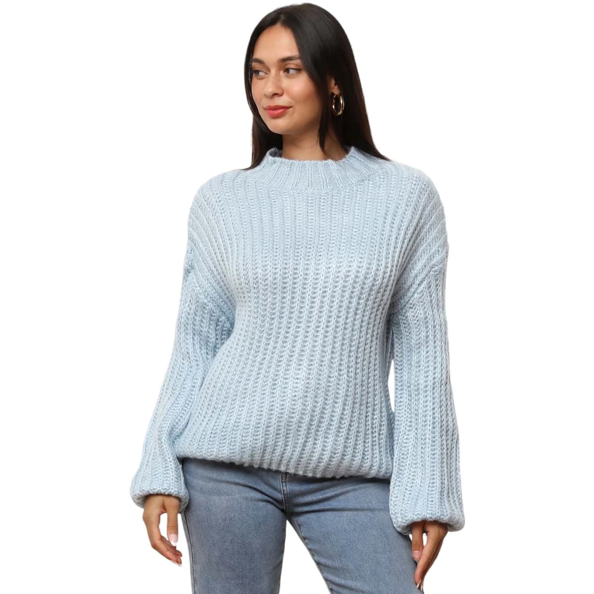 Women's Sweaters La Modeuse Blue