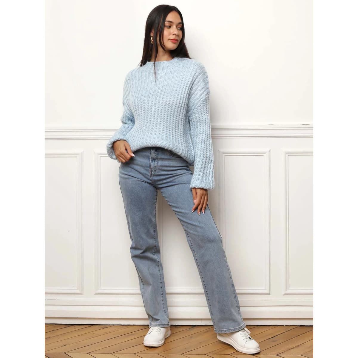 Women's Sweaters La Modeuse Blue