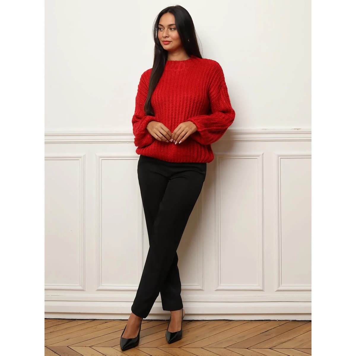 Women's Sweaters La Modeuse Red
