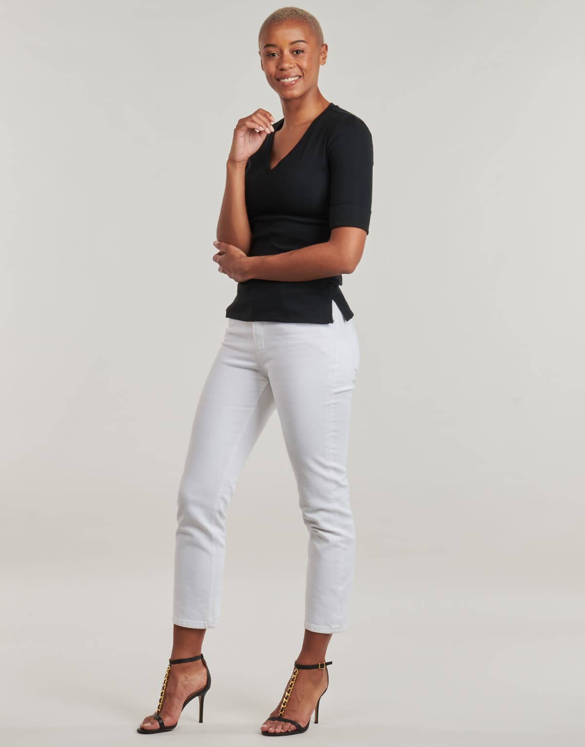 Women's T-Shirts Lauren Ralph Lauren Black