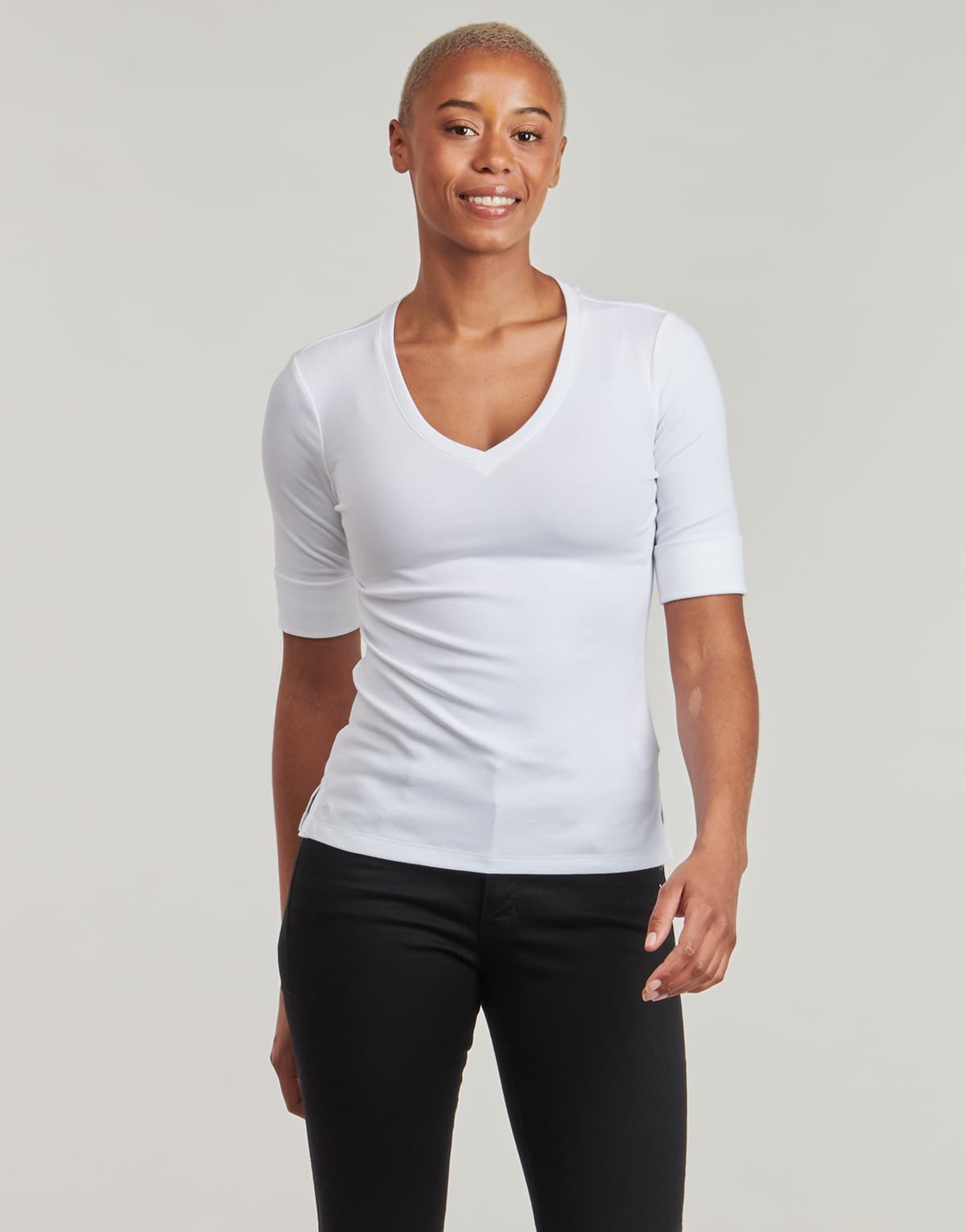 Women's T-Shirts Lauren Ralph Lauren White