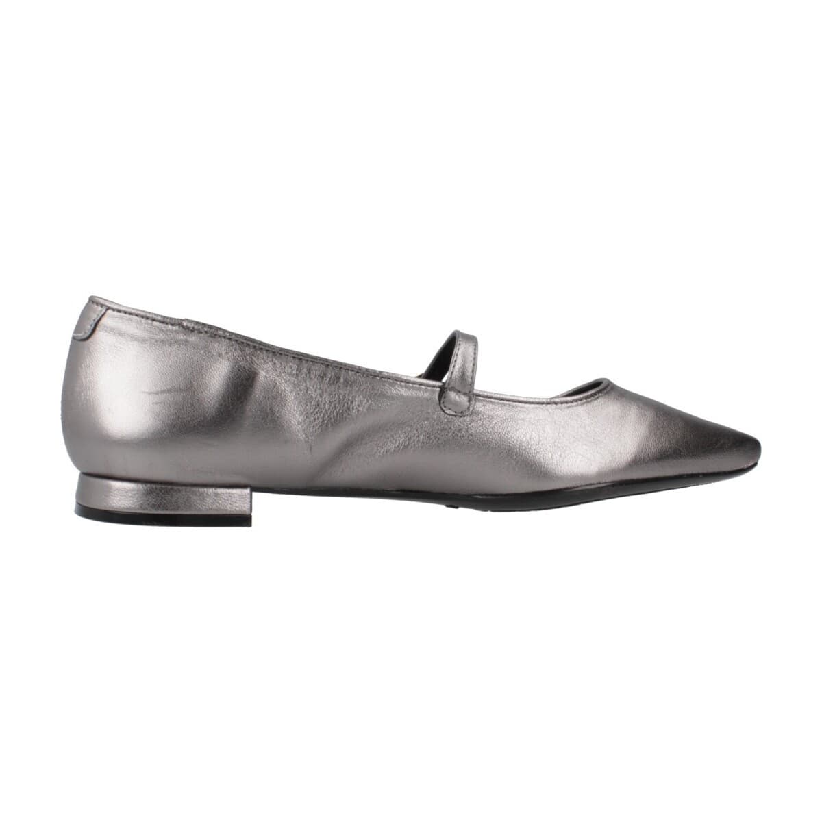 Women's Ballet Flats Yellow Silver