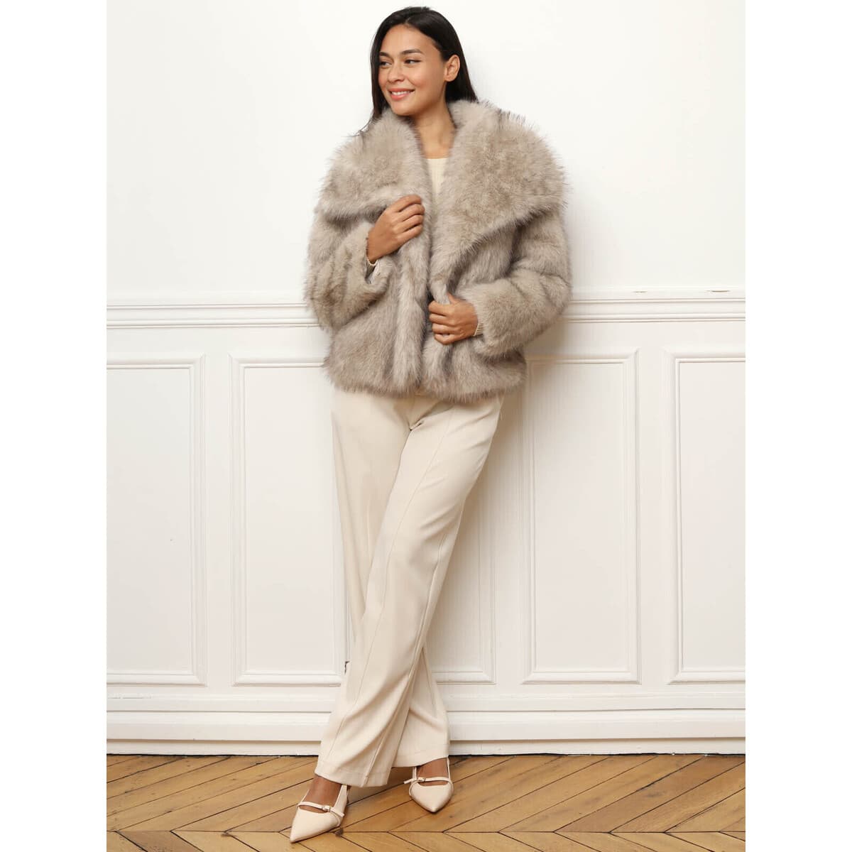 Women's Coats La Modeuse Beige