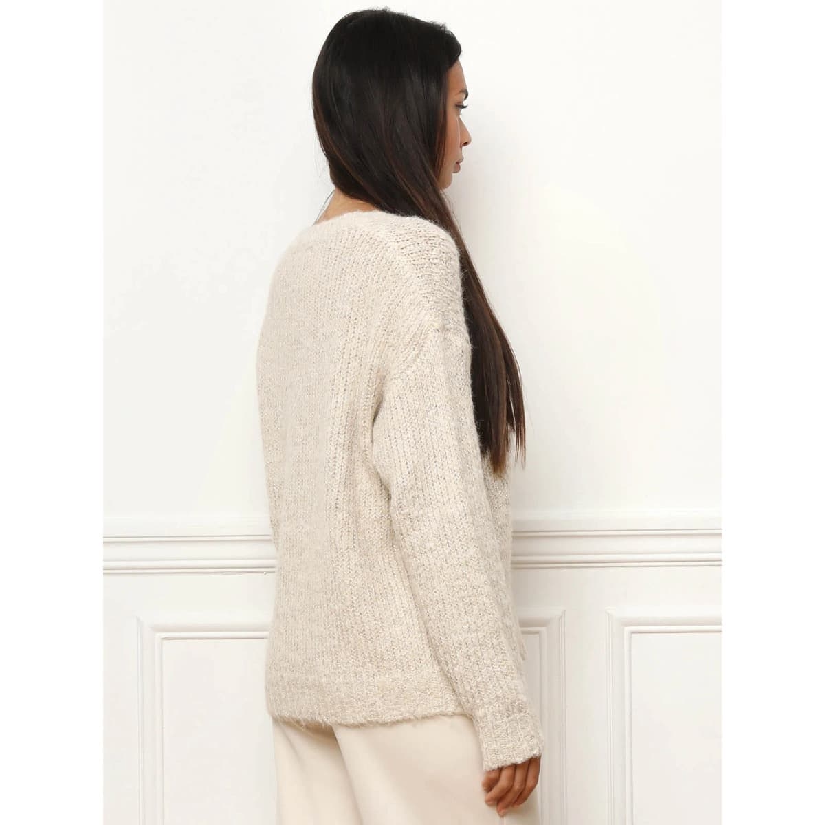 Women's Sweaters La Modeuse Beige