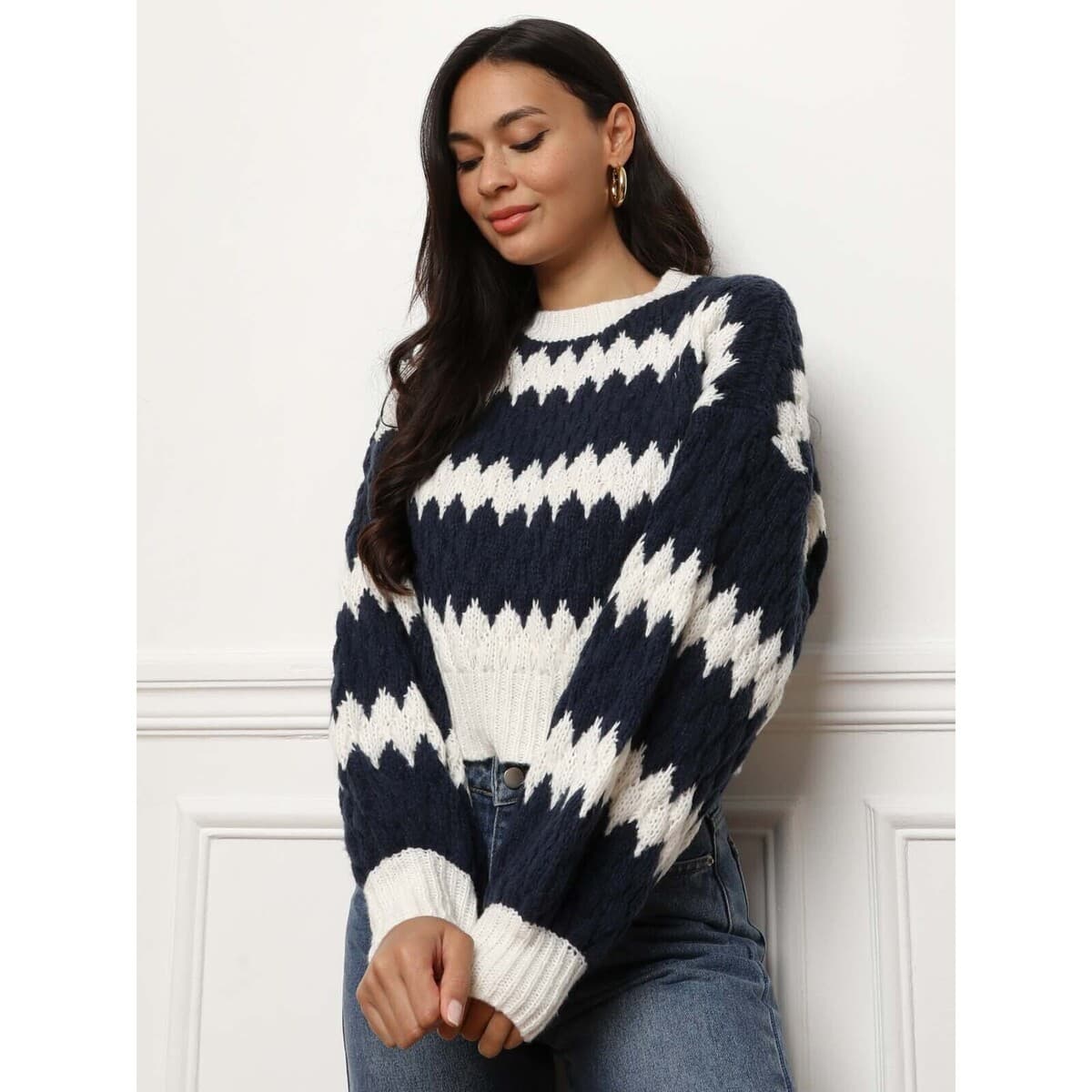 Women's Sweaters La Modeuse Blue