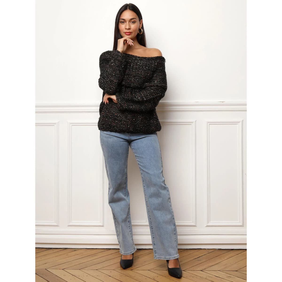 Women's Sweaters La Modeuse Black