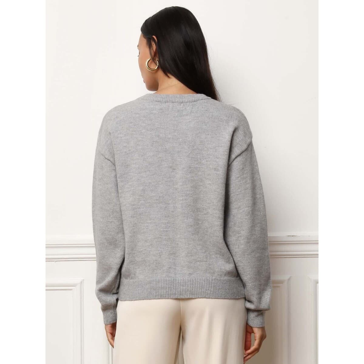 Women's Sweaters La Modeuse Gray
