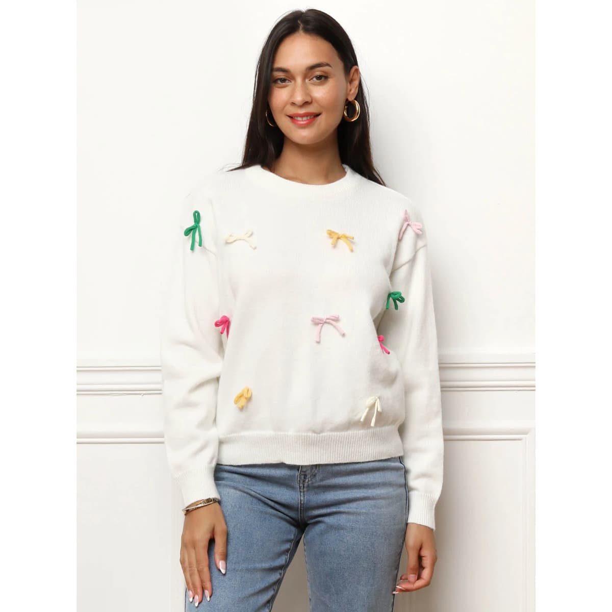 Women's Sweaters La Modeuse White