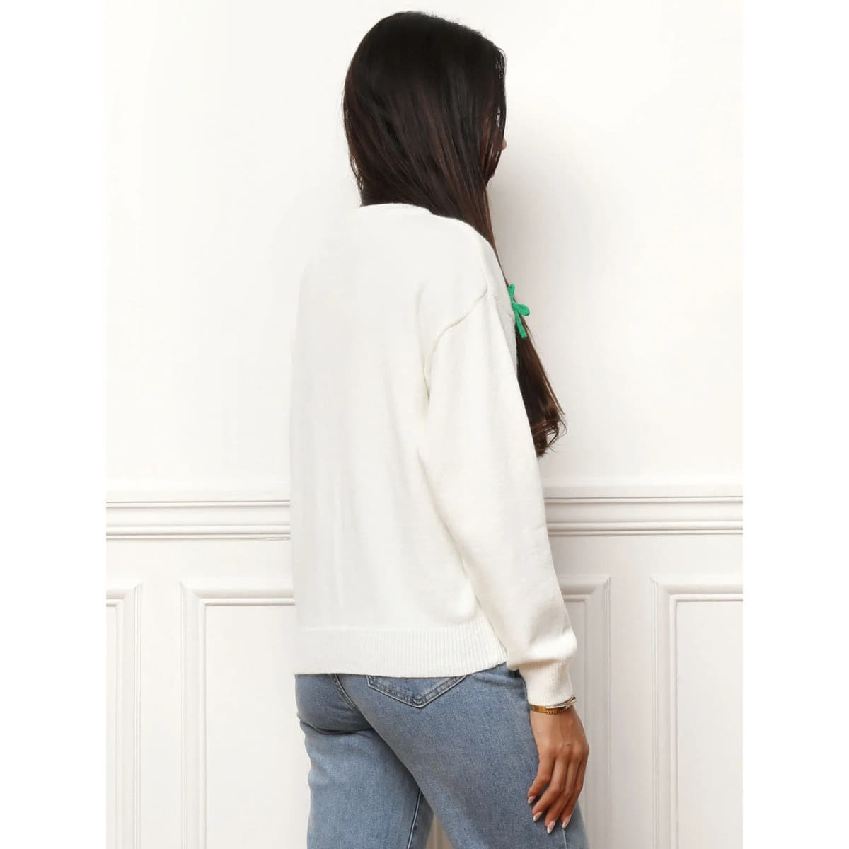 Women's Sweaters La Modeuse White