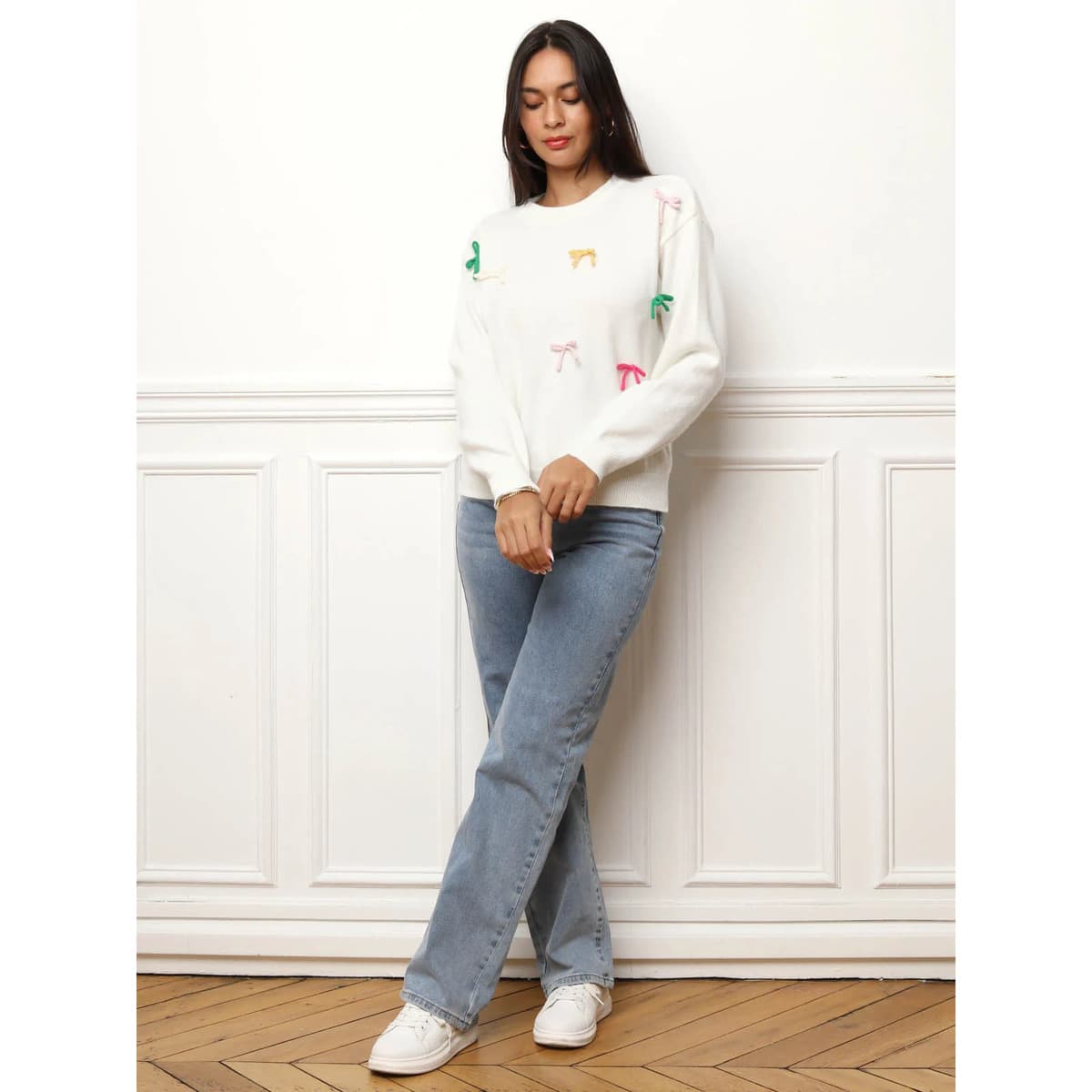 Women's Sweaters La Modeuse White