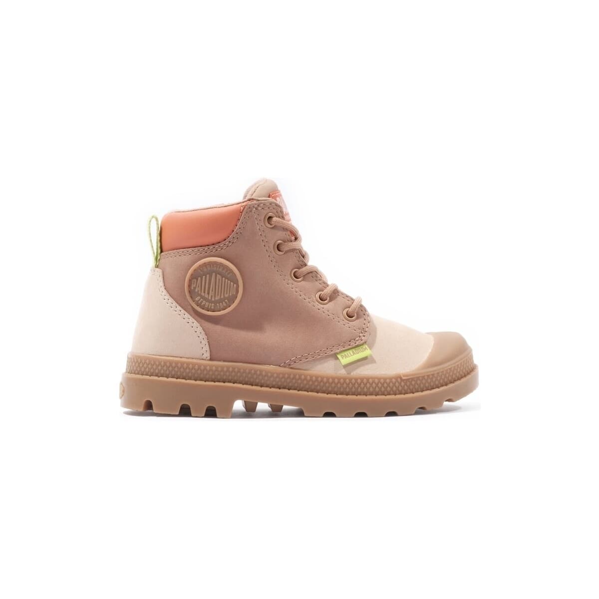 Μπότες Palladium Pampa HI Cuff Kids Boots - Beige Tan/Nude Brown
