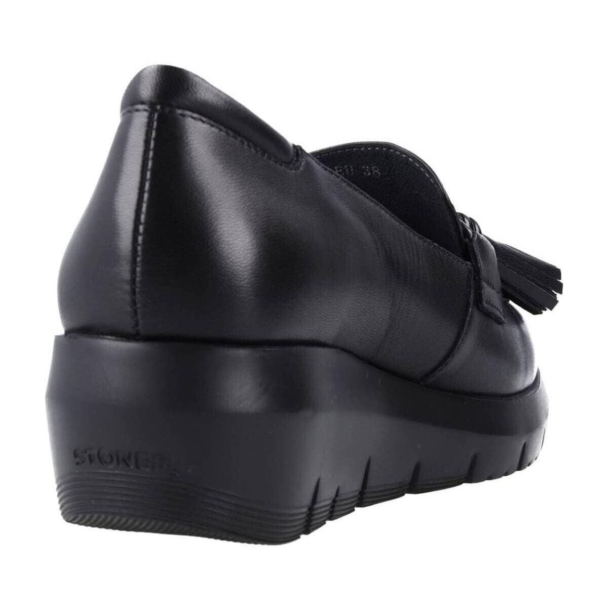 Women's Loafers Stonefly Black