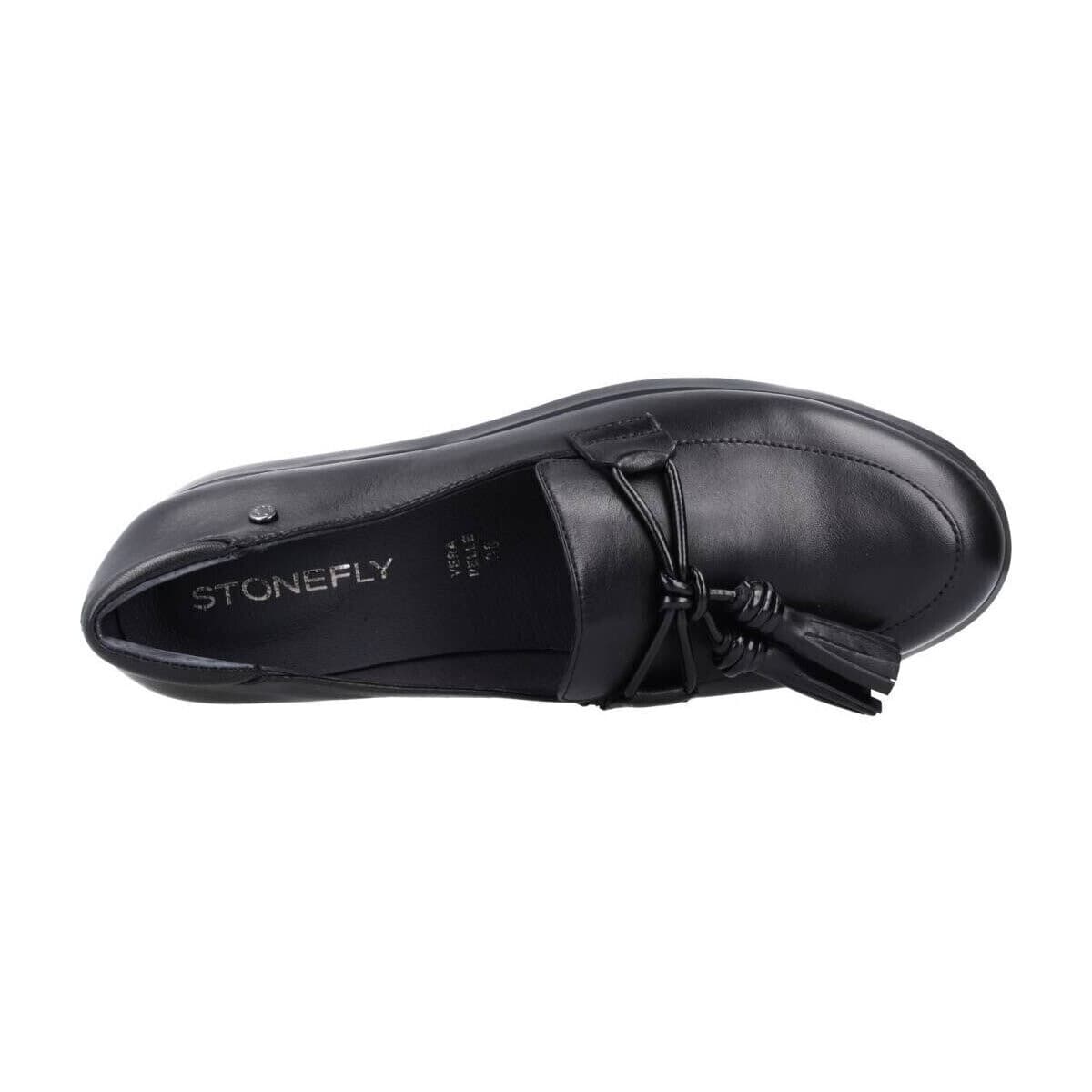 Women's Loafers Stonefly Black