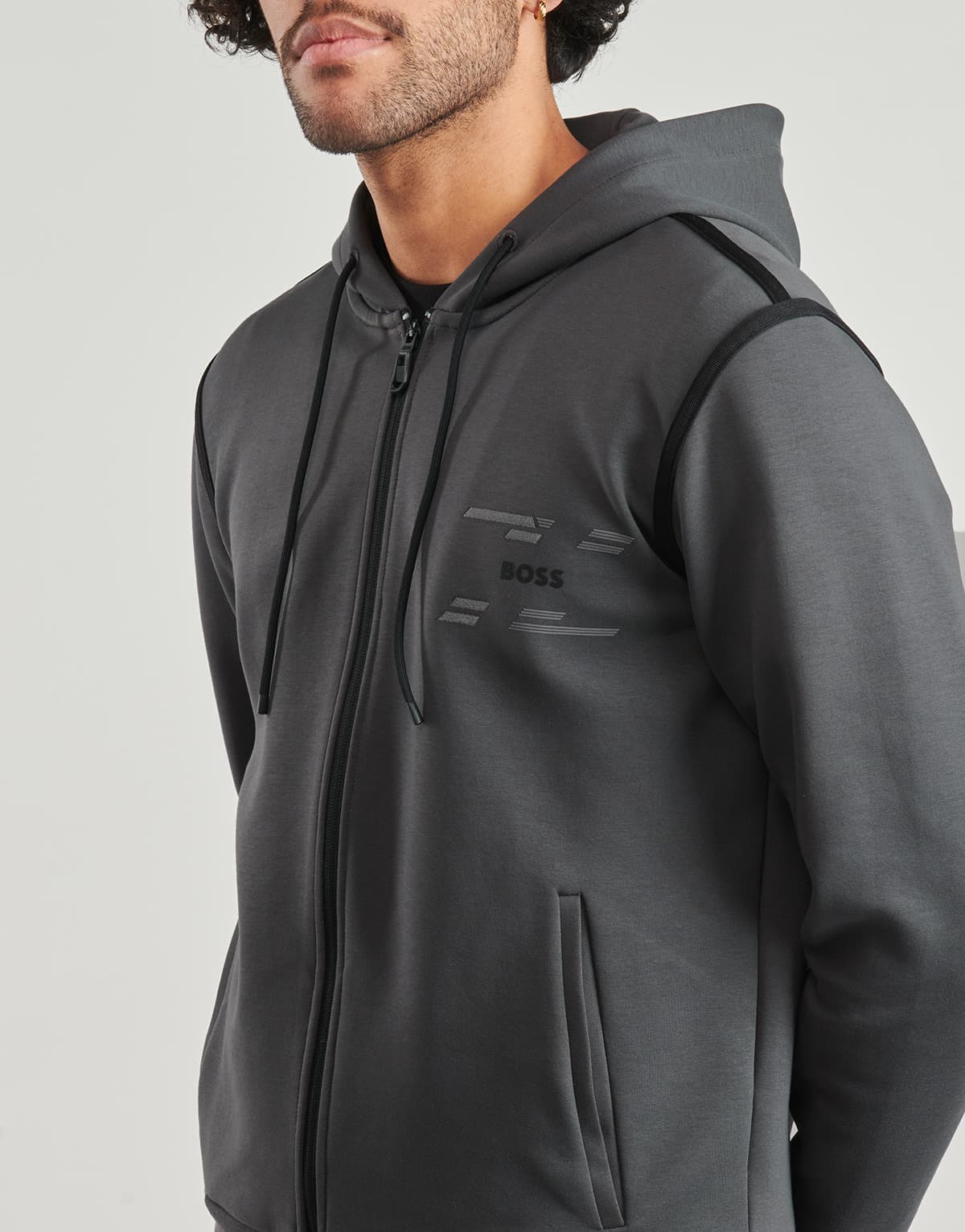 Men's Sweatshirts BOSS Gray