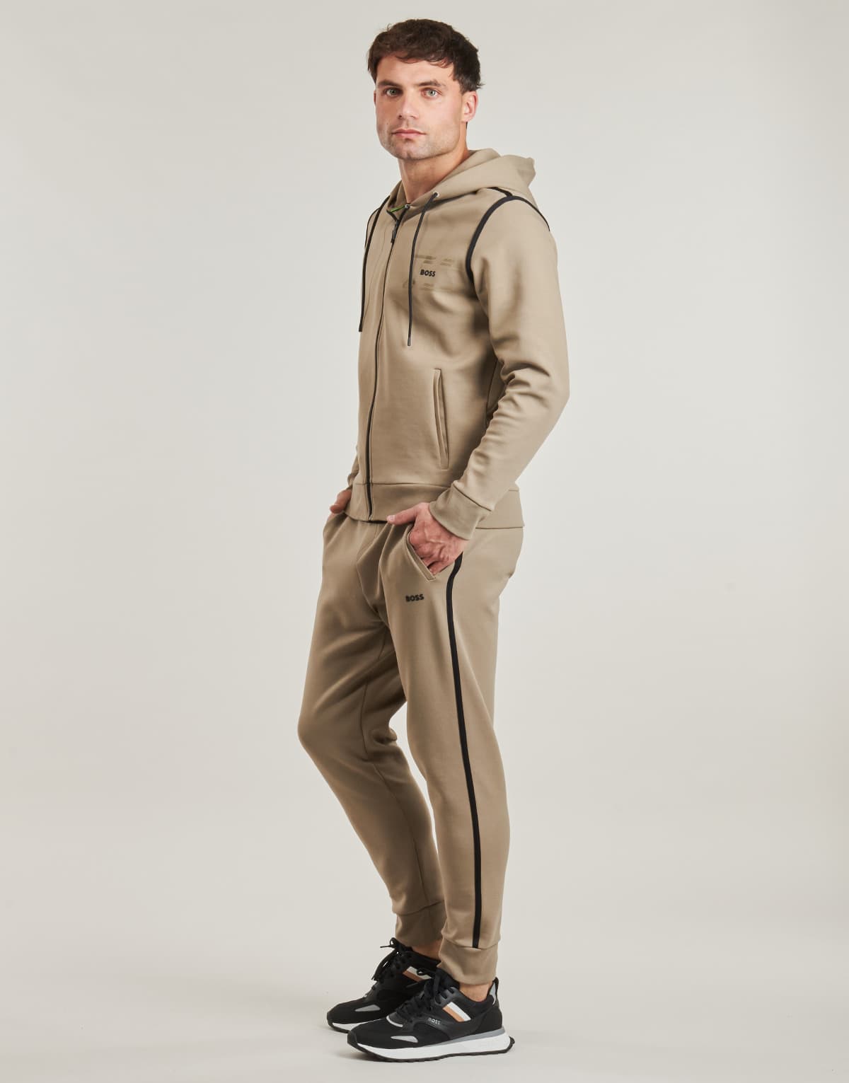 Men's Sweatshirts BOSS Beige