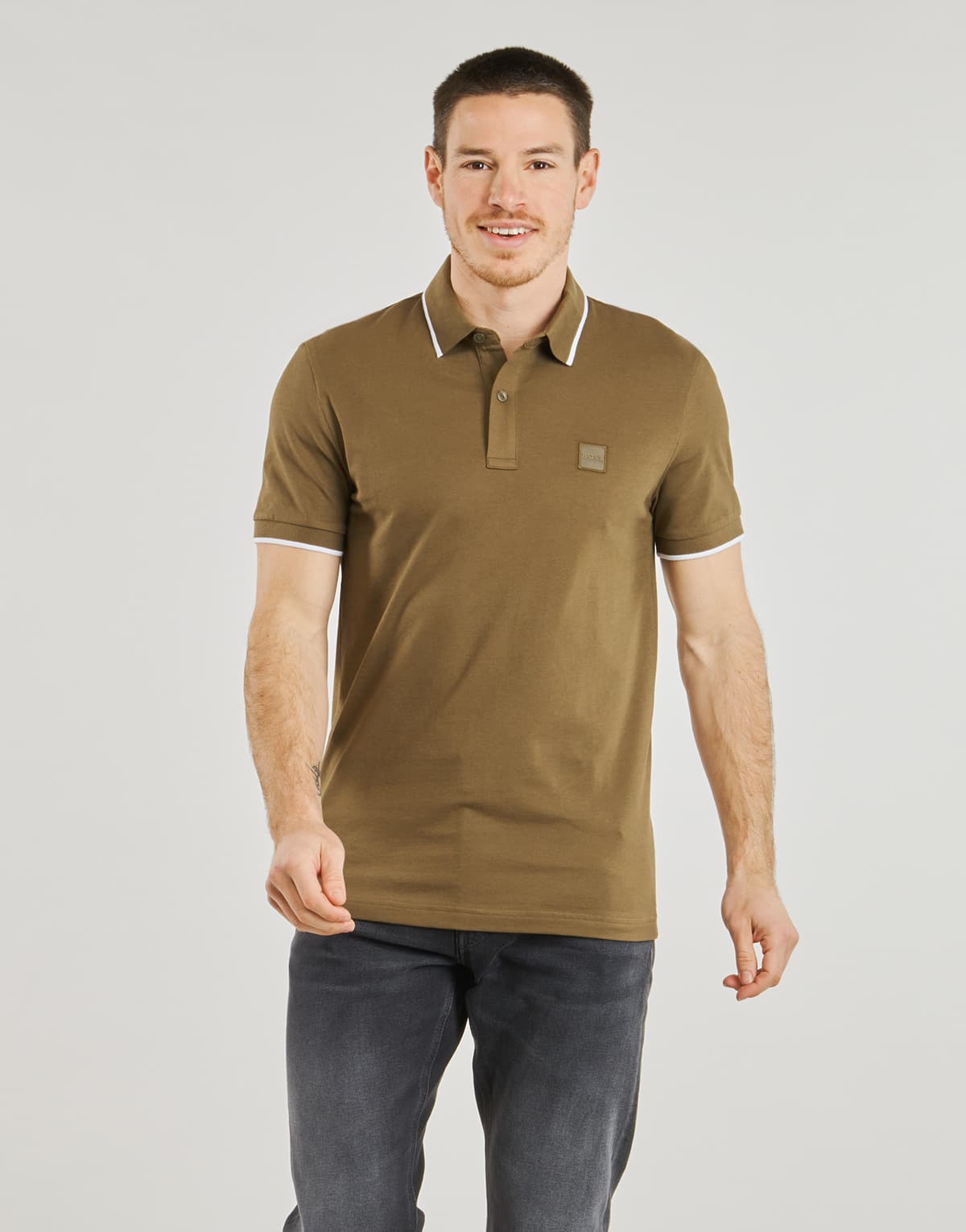 Men's Polo Shirts BOSS Khaki