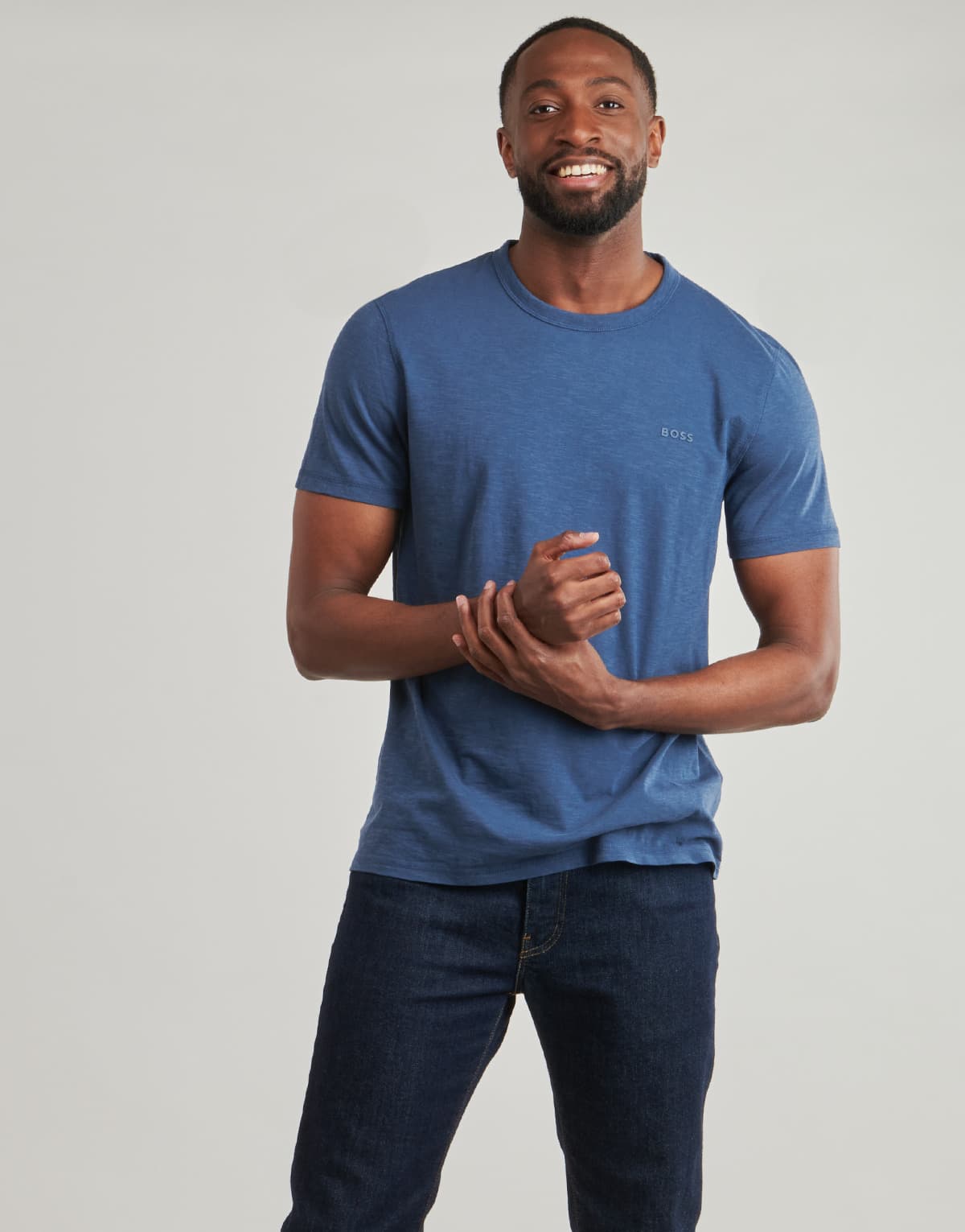 Men's T-Shirts BOSS Blue