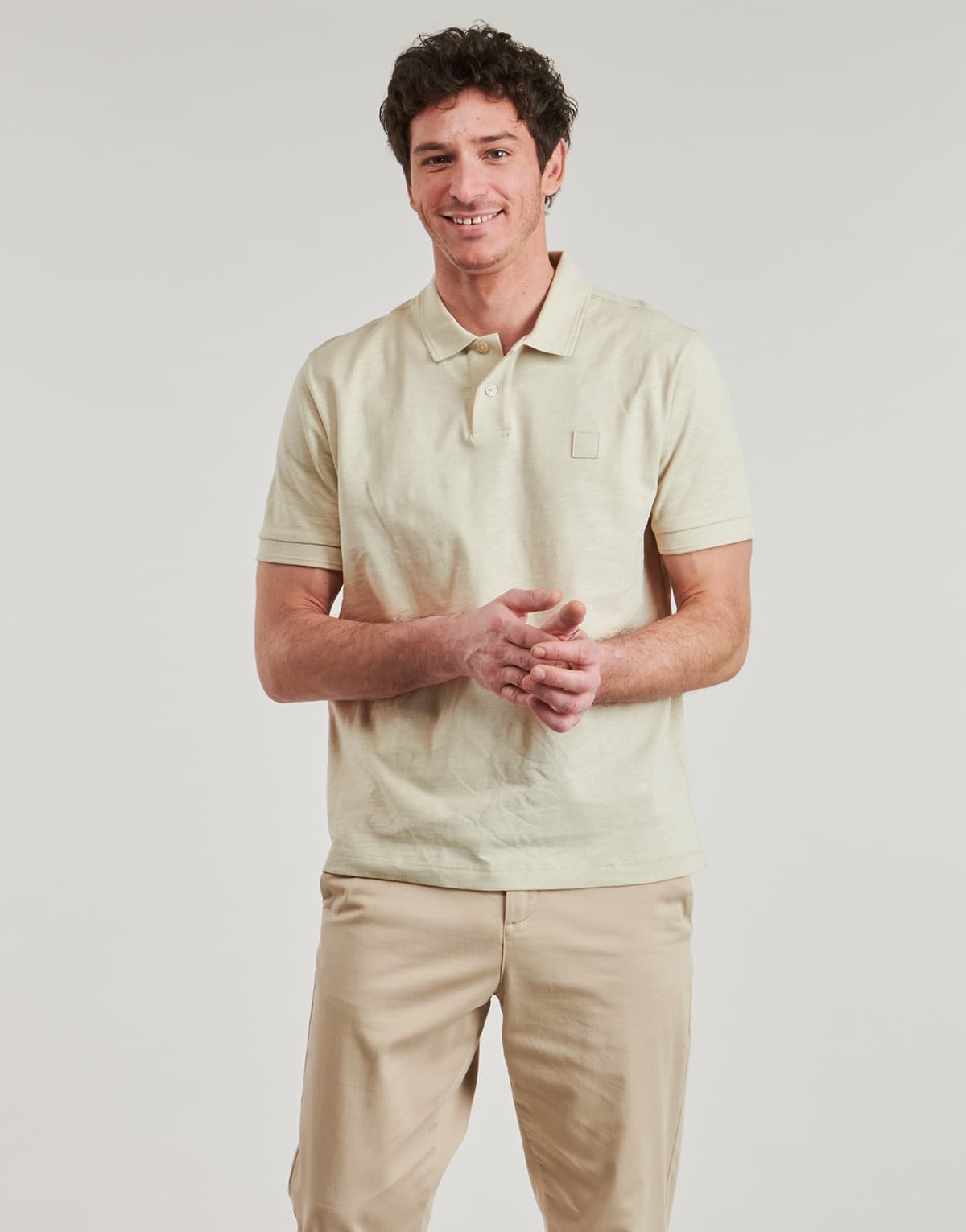 Men's Polo Shirts BOSS Beige