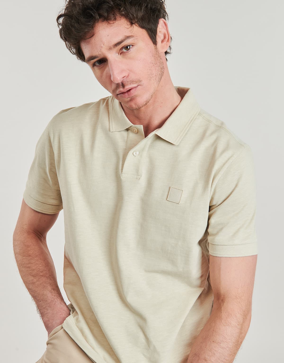 Men's Polo Shirts BOSS Beige