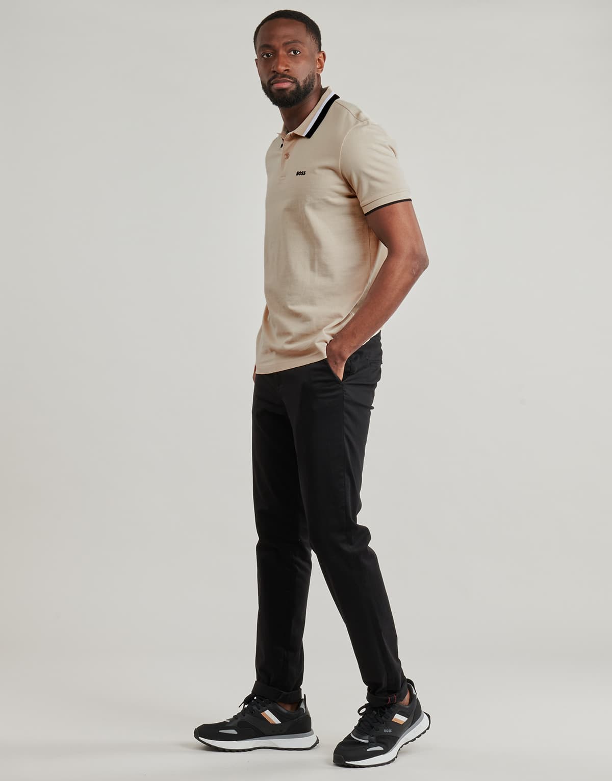Men's Polo Shirts BOSS Beige