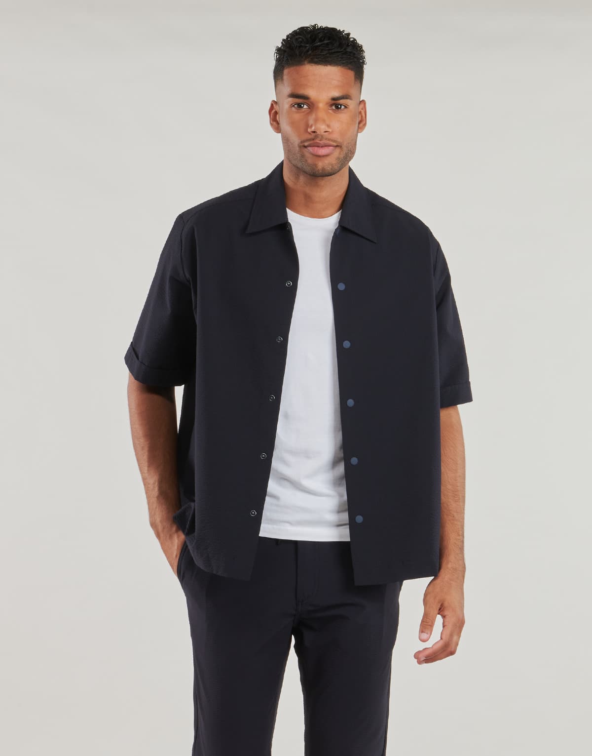 Men's Shirts BOSS Blue