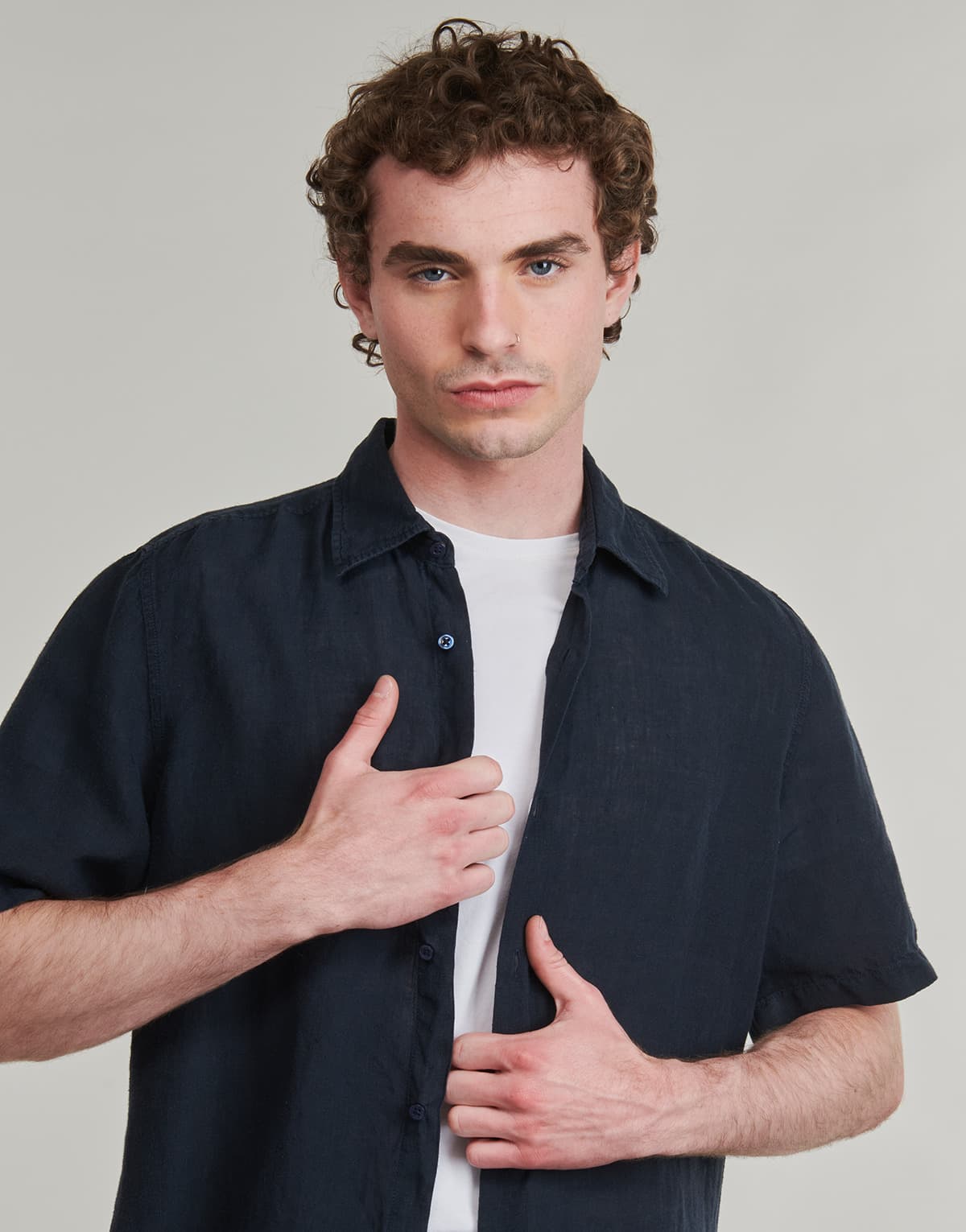 Men's Shirts BOSS Blue