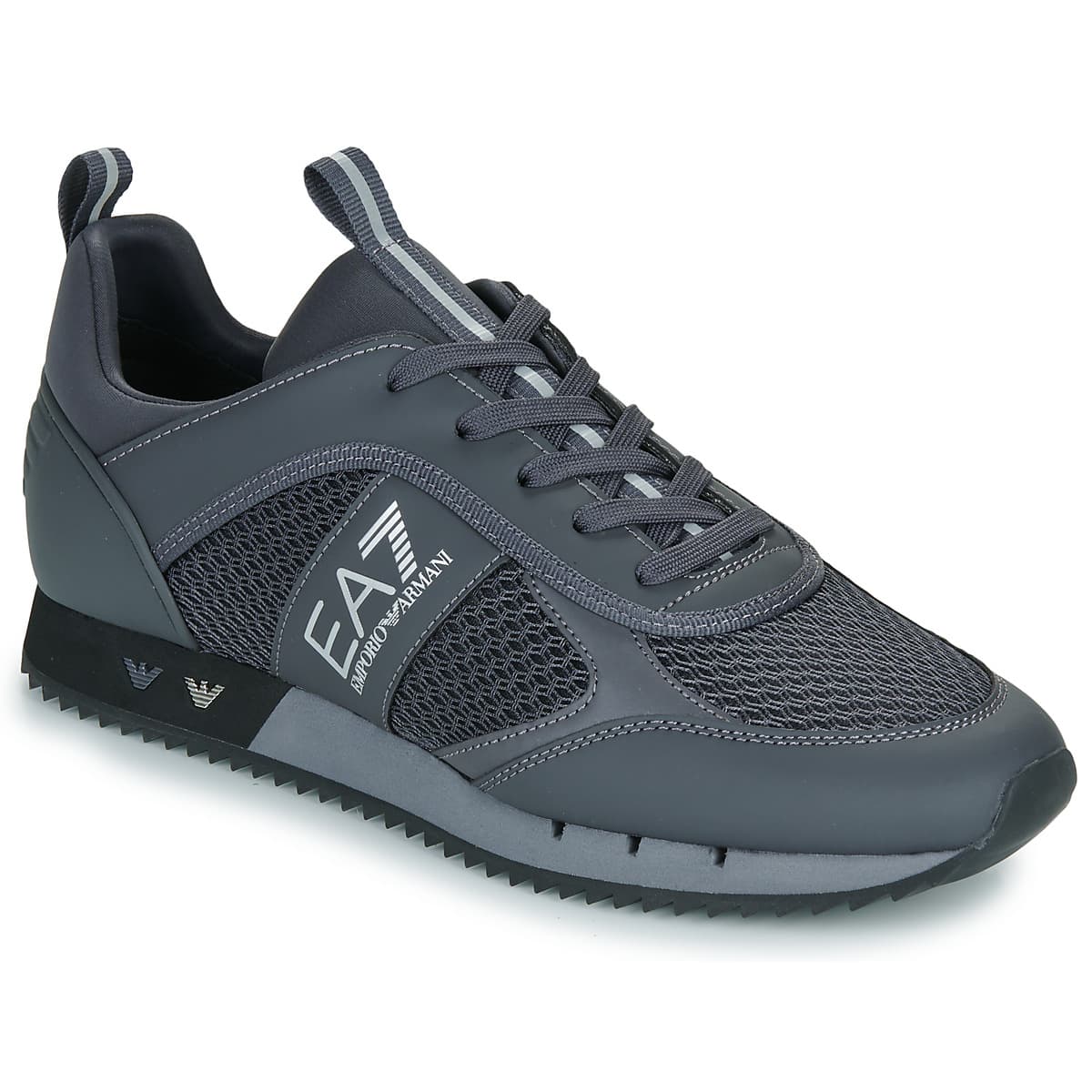 Xαμηλά Sneakers Emporio Armani EA7 BLACK WHITE LACES