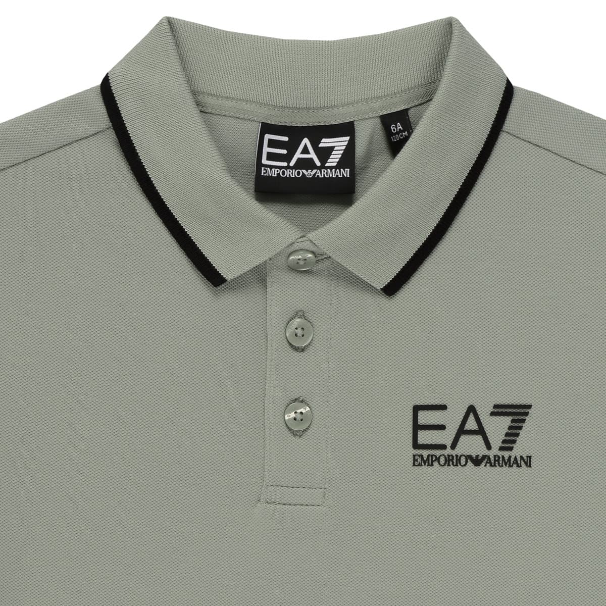 Boys' Polo Shirts EA7 Khaki
