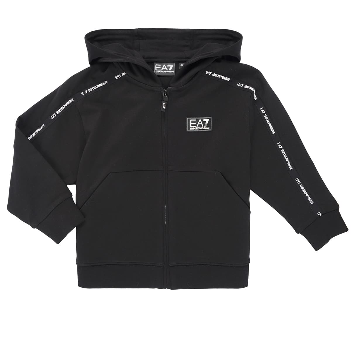 T-shirt με κουκούλα Emporio Armani EA7 TRAIN LOGO SERIES HD FZ COFT TAPE