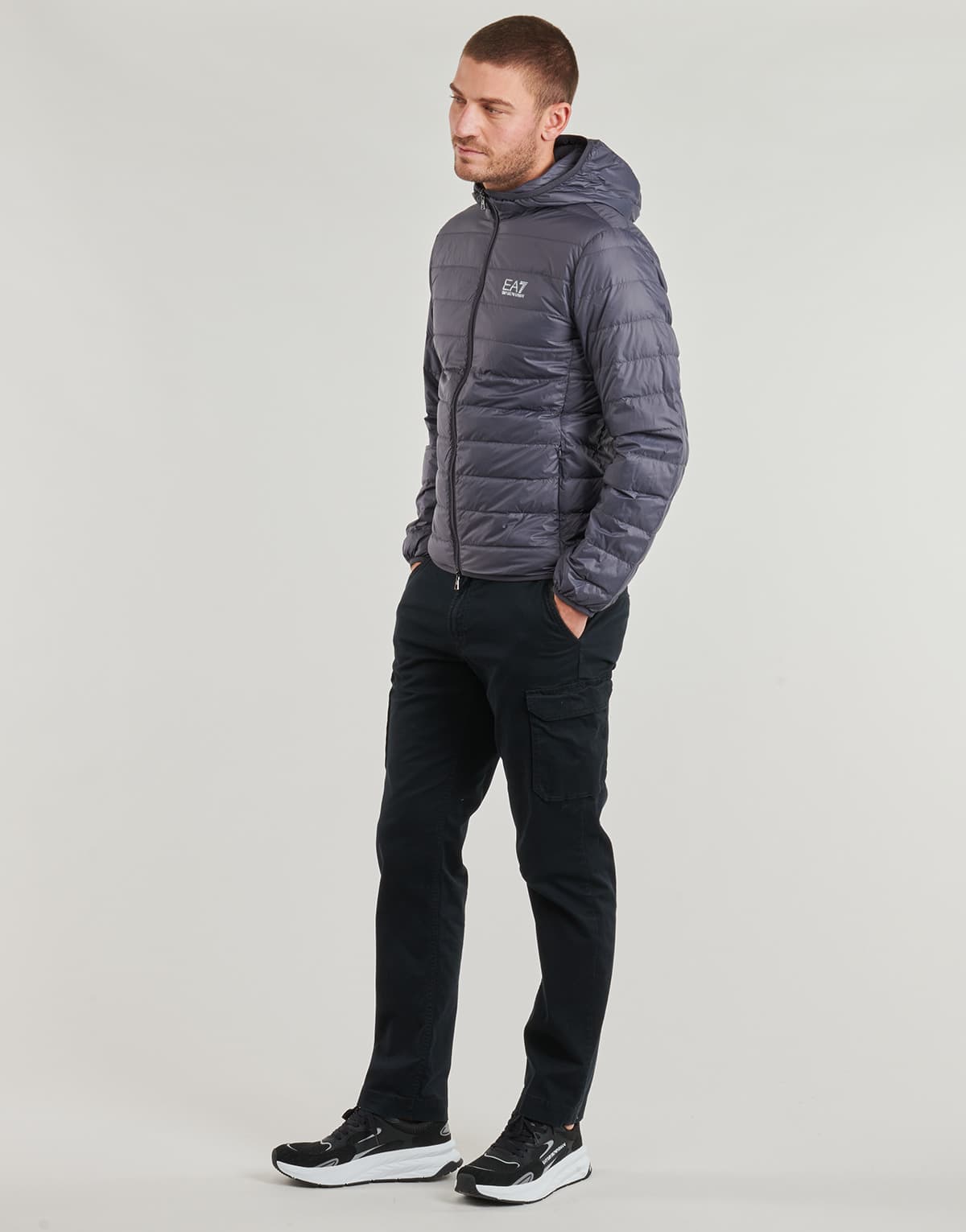 Men's Jackets EA7 Gray