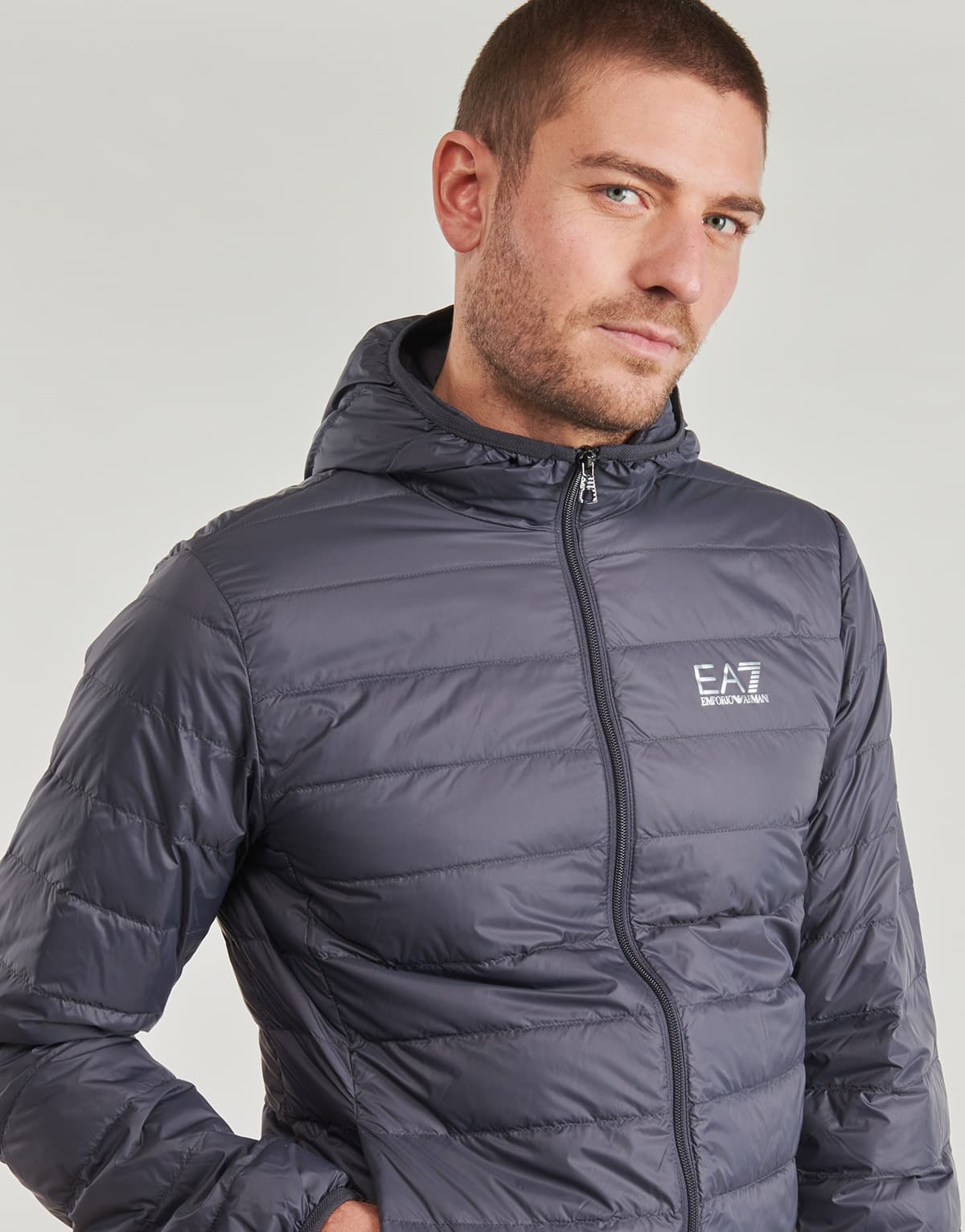 Men's Jackets EA7 Gray