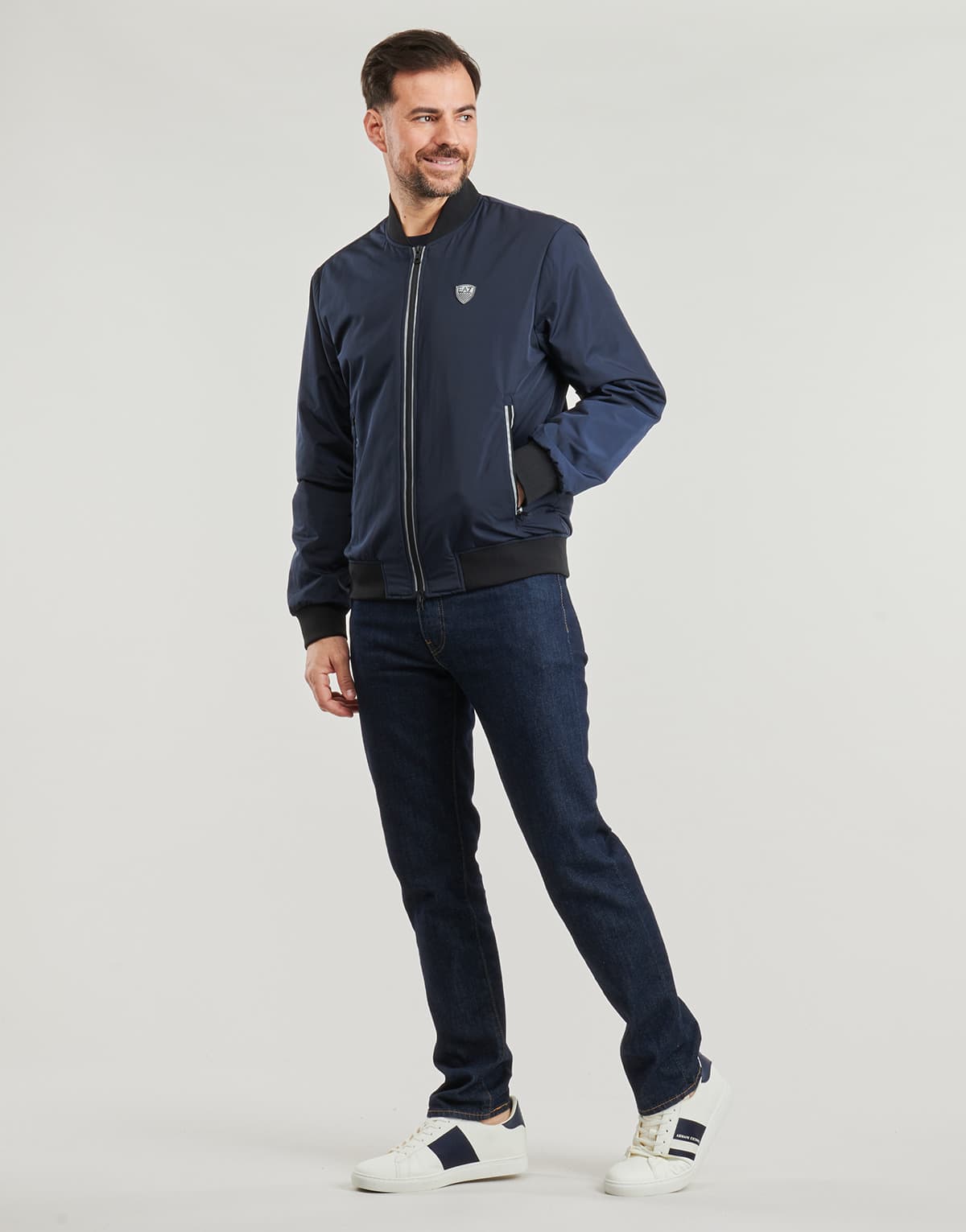 Men's Jackets EA7 Blue