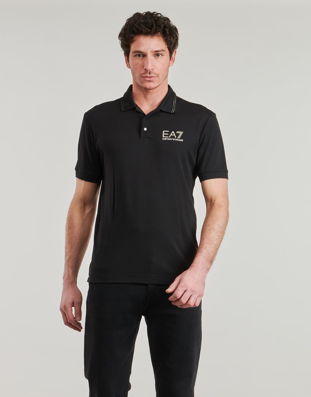 Men's Polo Shirts EA7 Black