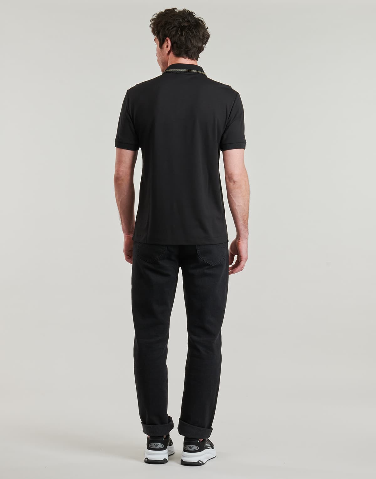 Men's Polo Shirts EA7 Black