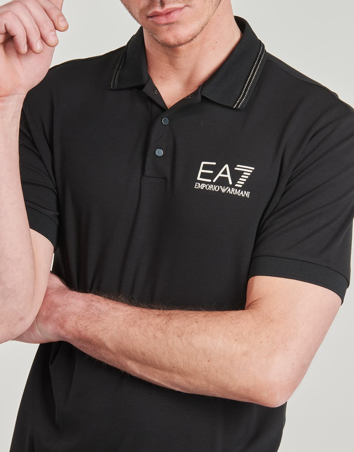 Men's Polo Shirts EA7 Black